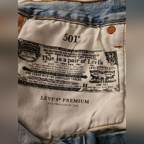 LEVIS 501 HIGH RISE WOMEN'S SHORTS SZ 29 (333) - Picture 7 of 8